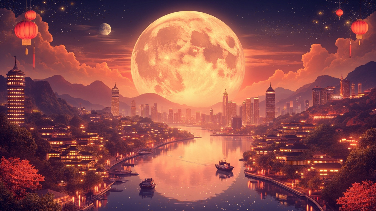中秋赏月